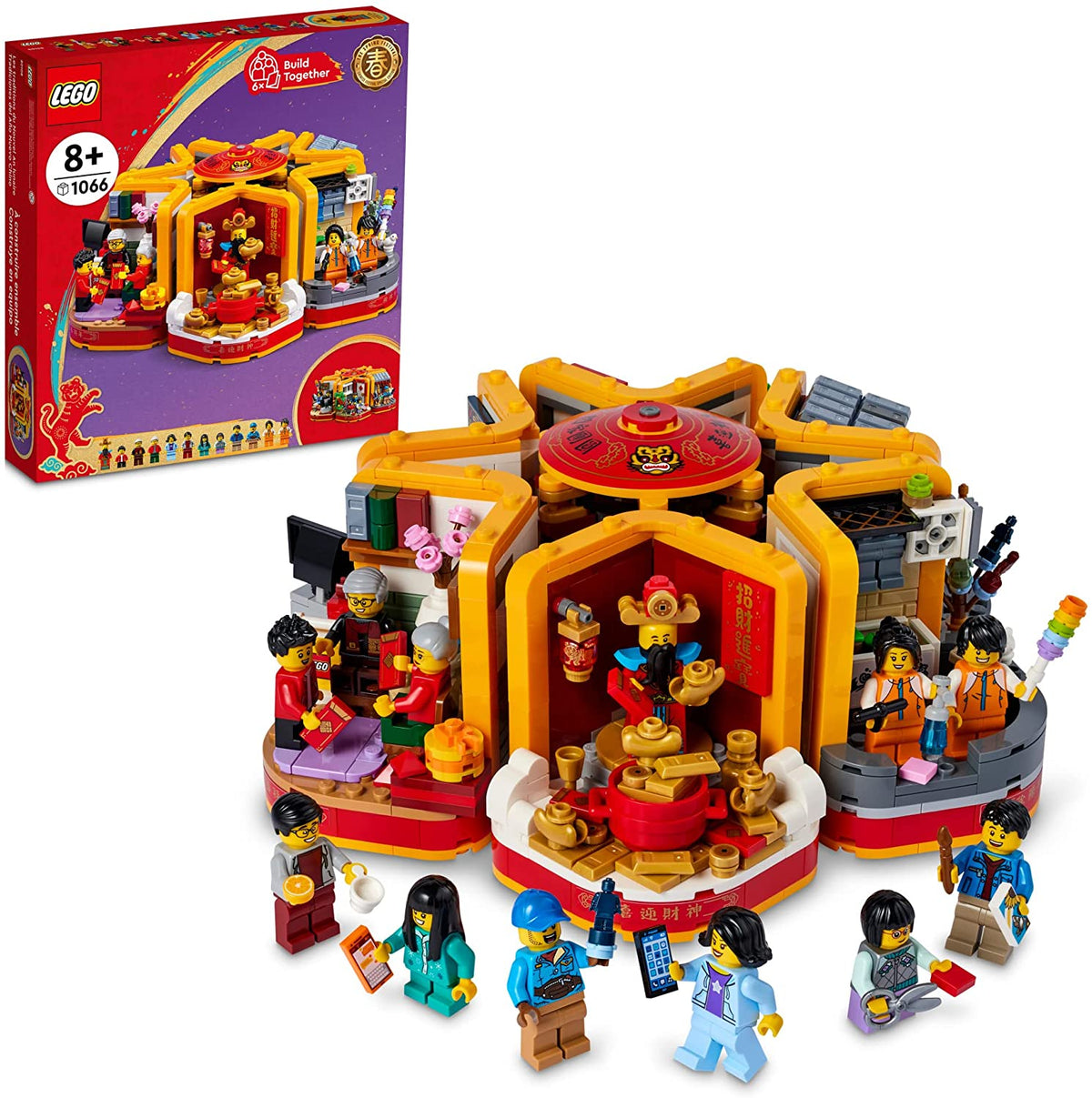 80108 Lunar New Year Traditions (Retired) (New Sealed) product image 1, provided for visual reference and product detail