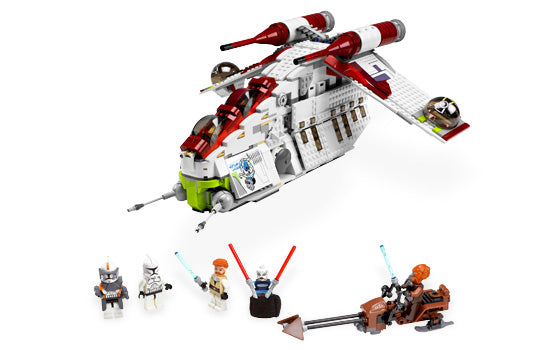 7676 Republic Attack Gunship (Retired) (New Sealed) product image 2, provided for visual reference and product detail review
