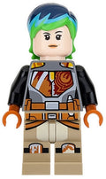 SW0742 Sabine Wren - Bright Green and Dark Blue Hair product image 1, provided for visual reference and product detail review