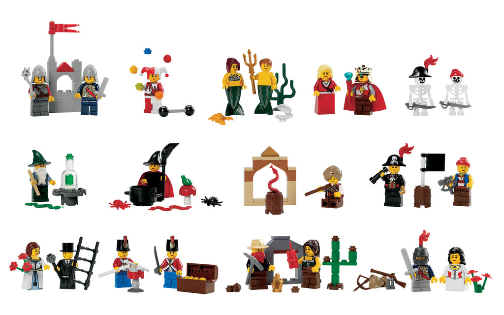 9349 Fantasy Minifigure Pack (Retired) LEGO Education product image 2, provided for visual reference and product detail