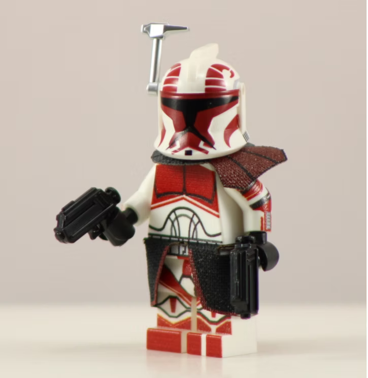Captain Keeli Custom Minifig Big Kid Brix product image 1, provided for visual reference and product detail review