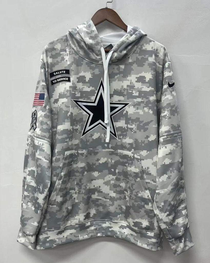 Dallas Cowboys 2024 Official Nike Salute to Service hoodie product image 1