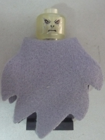 Lord Voldemort - Glow In Dark Trans Head, Dark Bluish Gray Dementor Style Cape (hp069d) product image 1, provided for visual