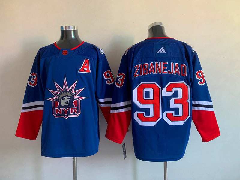 Mika Zibanejad New York Rangers Official NHL Adidas Jersey product image 1