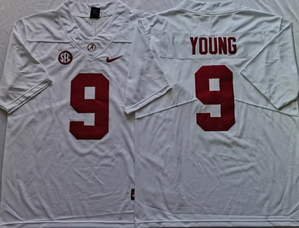 Bryce Young Alabama Crimson Tide Official NCAA Jersey white product image 1