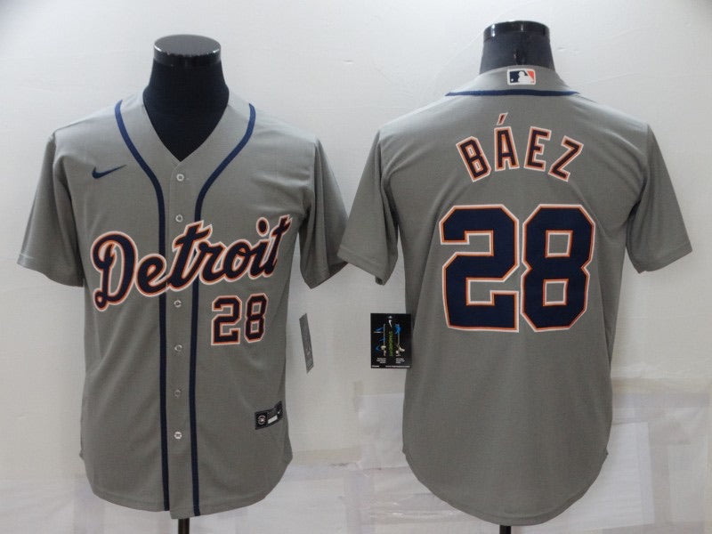 Javier Báez Detroit Tigers Jersey gray product image 1