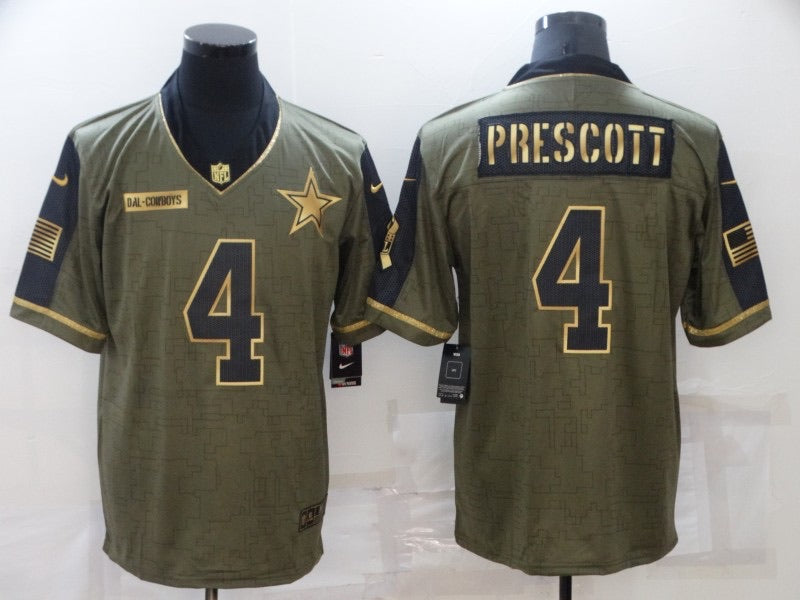 Dak Prescott Dallas Cowboys Official NFL Nike military