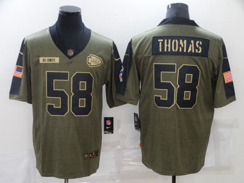 Derrick Thomas Kansas City Chiefs military salute to