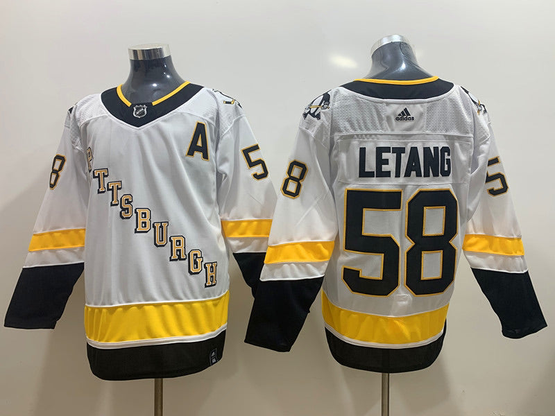 Kris Letang Pittsburgh Penguins Official NHL Adidas Jersey