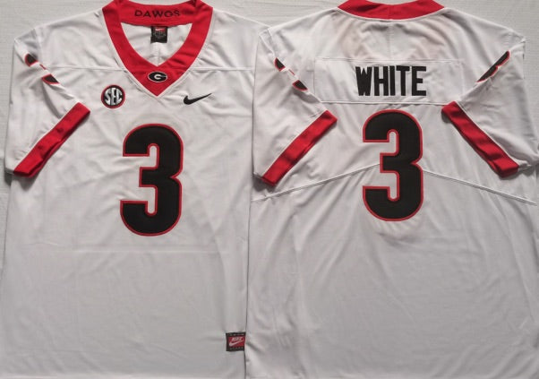 Zamir White Georgia Bulldogs Jersey Nike