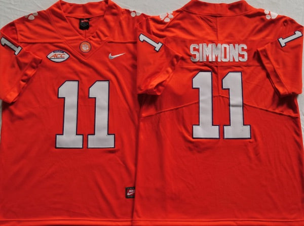 Isaiah Simmons Clemson Tigers Official NCAA NIKE Jersey