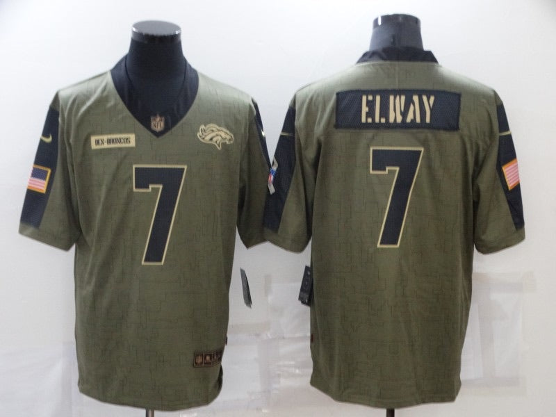 John Elway Denver Broncos Official NFL military salute to