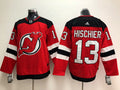 Nico Hischier New Jersey Devils Official NHL Adidas red product image 1