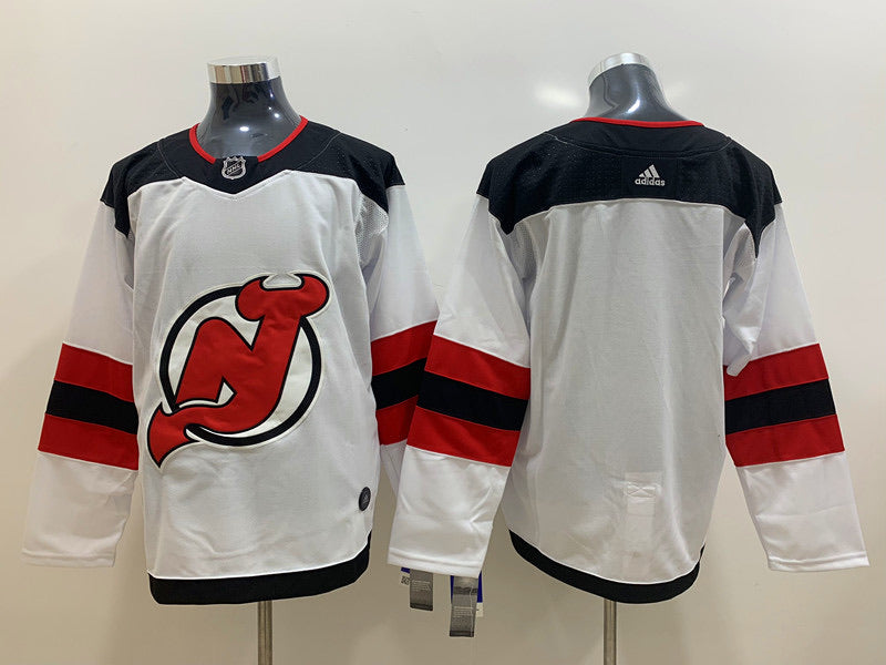 New Jersey Devils Official NHL Adidas Blank back white