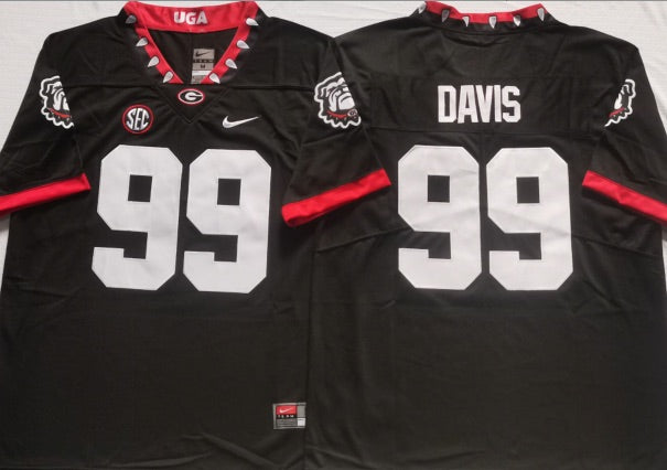 Jordan Davis Georgia Bulldogs Official NCAA Nike Jersey