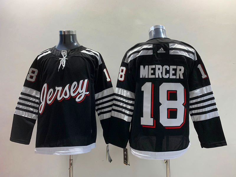 Dawson Mercer New Jersey Devils Official NHL Adidas Black