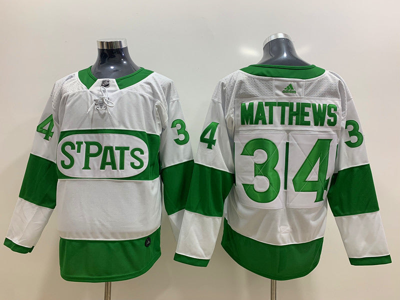 Auston Matthews Toronto Maple Leafs Jersey Saint Patrick’s