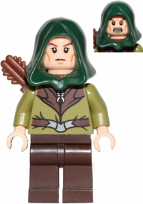 Mirkwood Elf Guard - Hood, Quiver (lor026) product image 1, provided for visual reference and product detail review