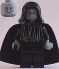 Emperor Palpatine - Light Bluish Gray Head, Light Bluish Gray Hands (sw0124) product image 1, provided for visual reference