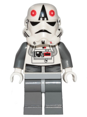 AT-AT Driver - Red Imperial Logo, Bluish Grays, Black Head, Stormtrooper Helmet (sw0177) product image 1, provided for