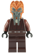 Plo Koon - Dark Brown Robe, Tan Shirt, Plain Legs (sw0198) product image 1, provided for visual reference and product detail