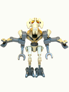 General Grievous - Bent Legs, Tan Armor (sw0254) product image 1, provided for visual reference and product detail review