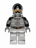 TC-14 Protocol Droid - Chrome Silver with Blue, Red and White Wires Pattern (sw0385) product image 1, provided for visual