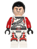Republic Trooper - Black Hair, Red Arms (sw0391) product image 1, provided for visual reference and product detail review