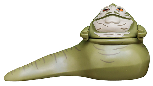 Jabba the Hutt - Olive Green, Tan Face, Dark Tan Wrinkles (sw0402) product image 1, provided for visual reference and