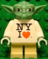 Yoda - NY I Heart Torso, Light Bluish Gray Hair (sw0465) product image 1, provided for visual reference and product detail