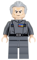 Grand Moff Wilhuff Tarkin - Dark Bluish Gray Uniform, Swept Back Hair, Black Eyebrows (sw0770) product image 1, provided for