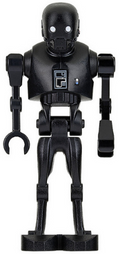 K-2SO Droid - Dark Bluish Gray and Silver Chest Panel (sw0782) product image 1, provided for visual reference and product