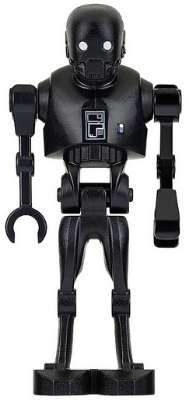 K-2SO Droid - Dark Bluish Gray and Silver Chest Panel (sw0782) product image 1, provided for visual reference and product
