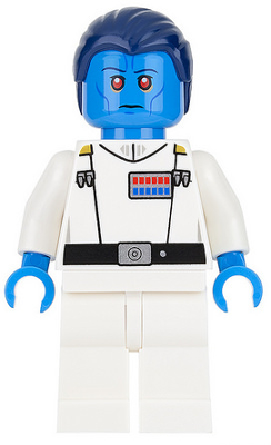 Grand Admiral Thrawn - Dark Azure Skin (sw0811) product image 1, provided for visual reference and product detail review