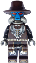 Cad Bane - Pearl Dark Gray Head (sw1219) product image 1, provided for visual reference and product detail review