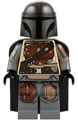 The Mandalorian / Din Djarin / 'Mando' - Brown Durasteel Armor, Printed Arms (sw1242) product image 1, provided for visual